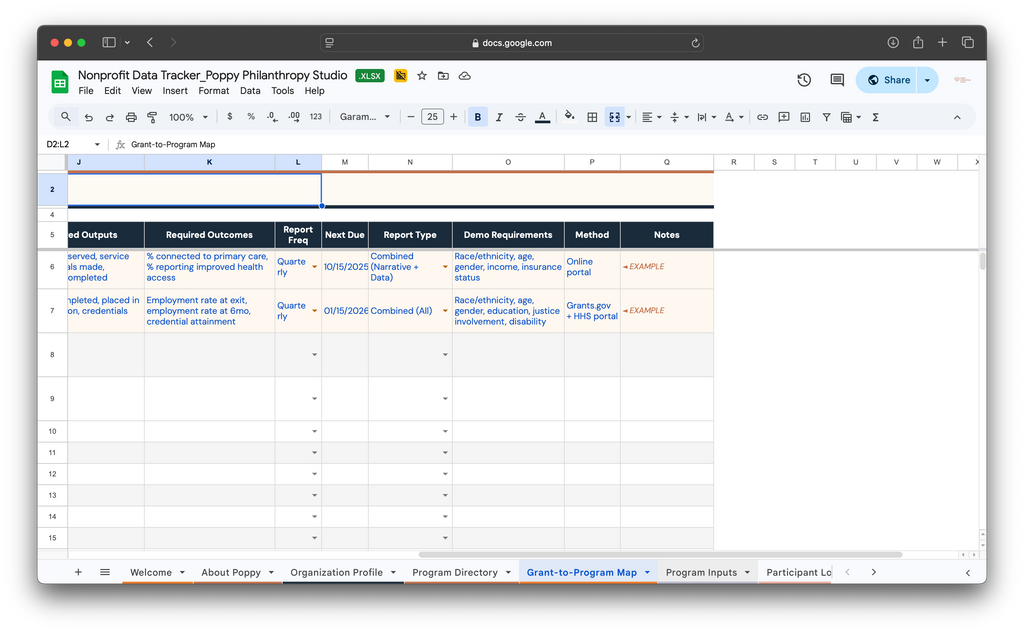 The Program Impact Tracker