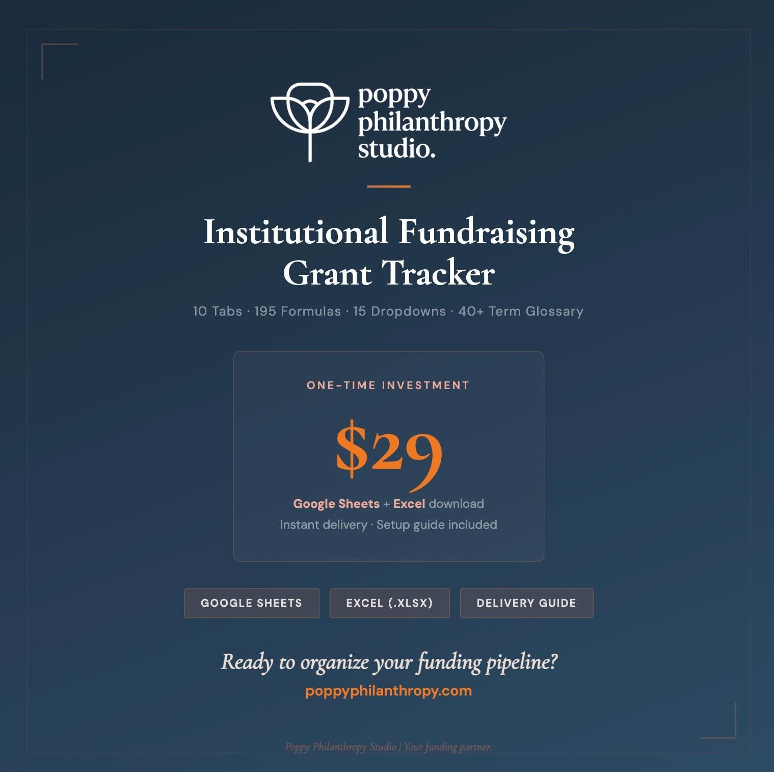 Institutional Fundraising Grant Tracker